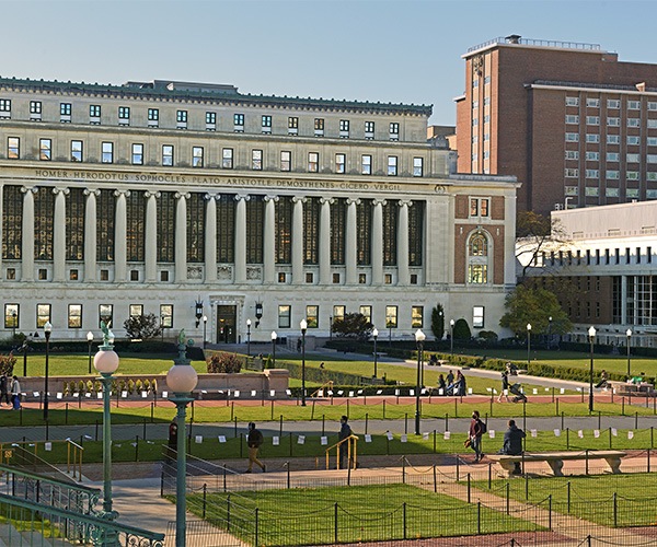 Outside view of Columbia University building