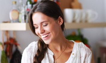 Woman with gorgeous smile